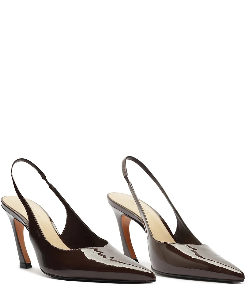 Schutz Lexi Patent Leather Slingback Pumps