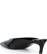 Schutz Loren Leather Dress Mules
