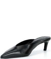 Schutz Loren Leather Dress Mules