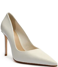 Schutz Lou Leather Dress Pumps