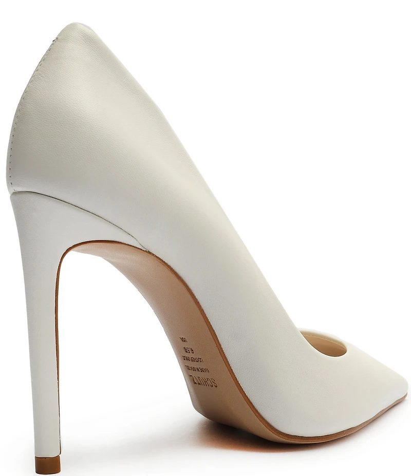 Schutz Lou Leather Dress Pumps