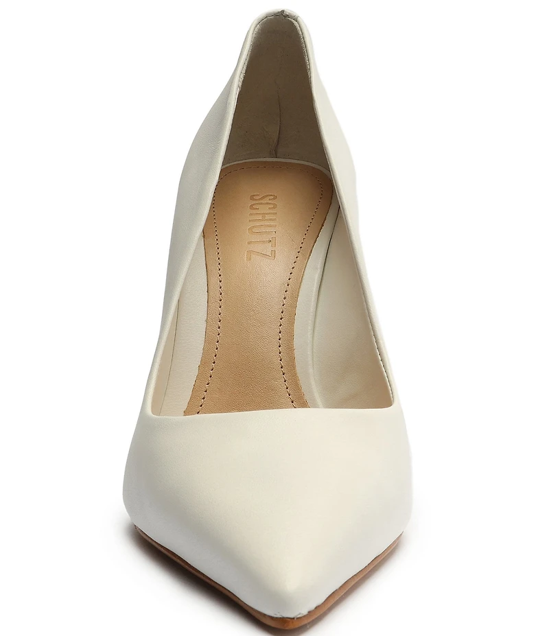 Schutz Lou Leather Dress Pumps