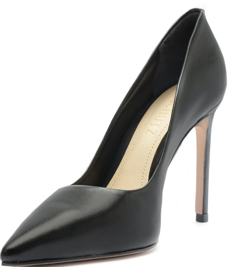 Schutz Lou Leather Dress Pumps