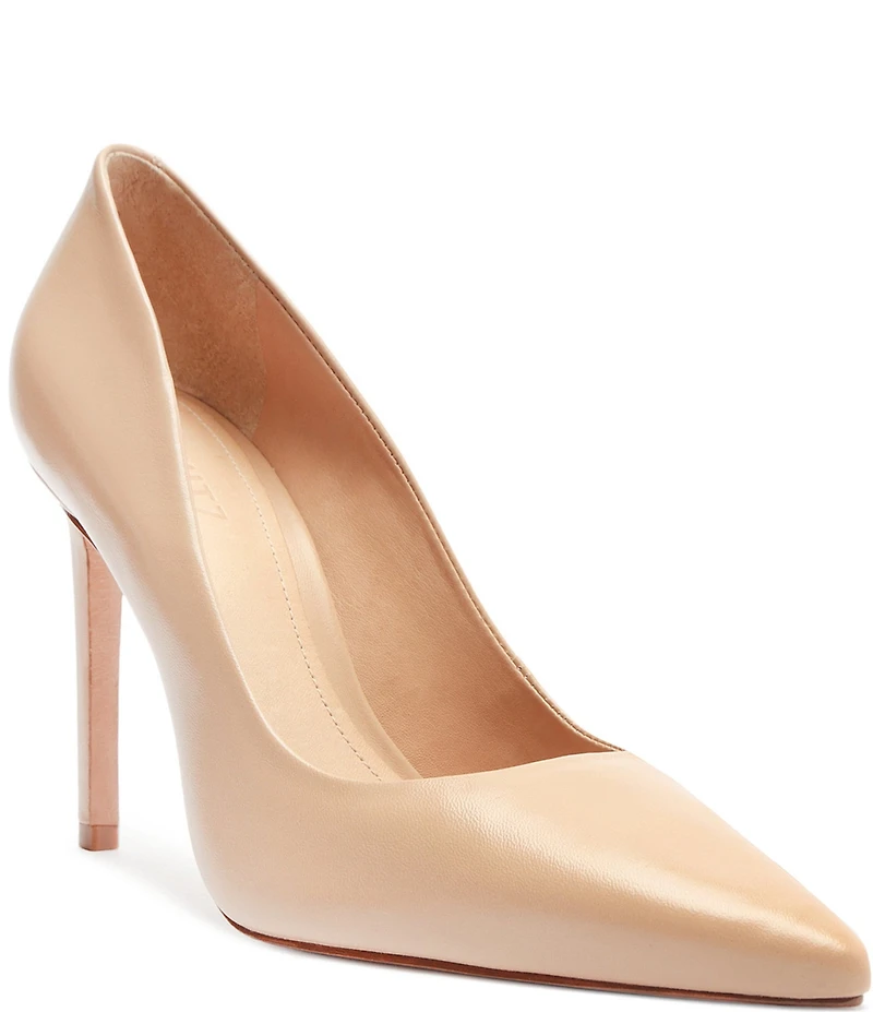 Schutz Lou Leather Dress Pumps