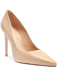 Schutz Lou Leather Dress Pumps