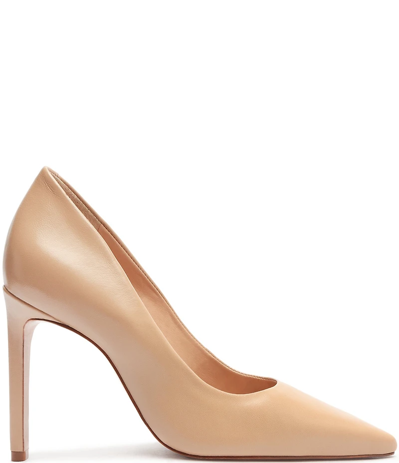 Schutz Lou Leather Dress Pumps