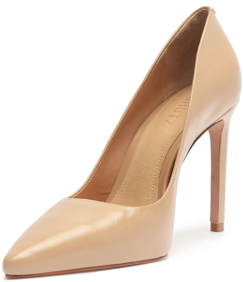 Schutz Lou Leather Dress Pumps