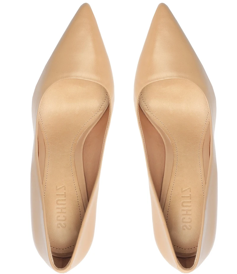 Schutz Lou Leather Dress Pumps