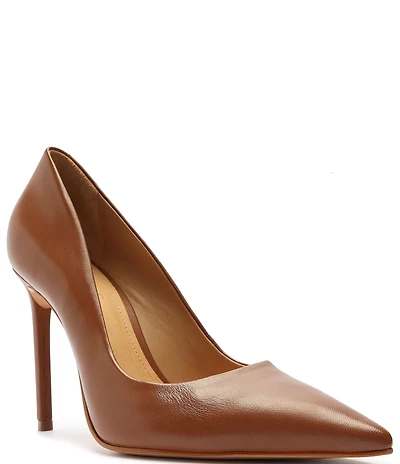 Schutz Lou Leather Dress Pumps
