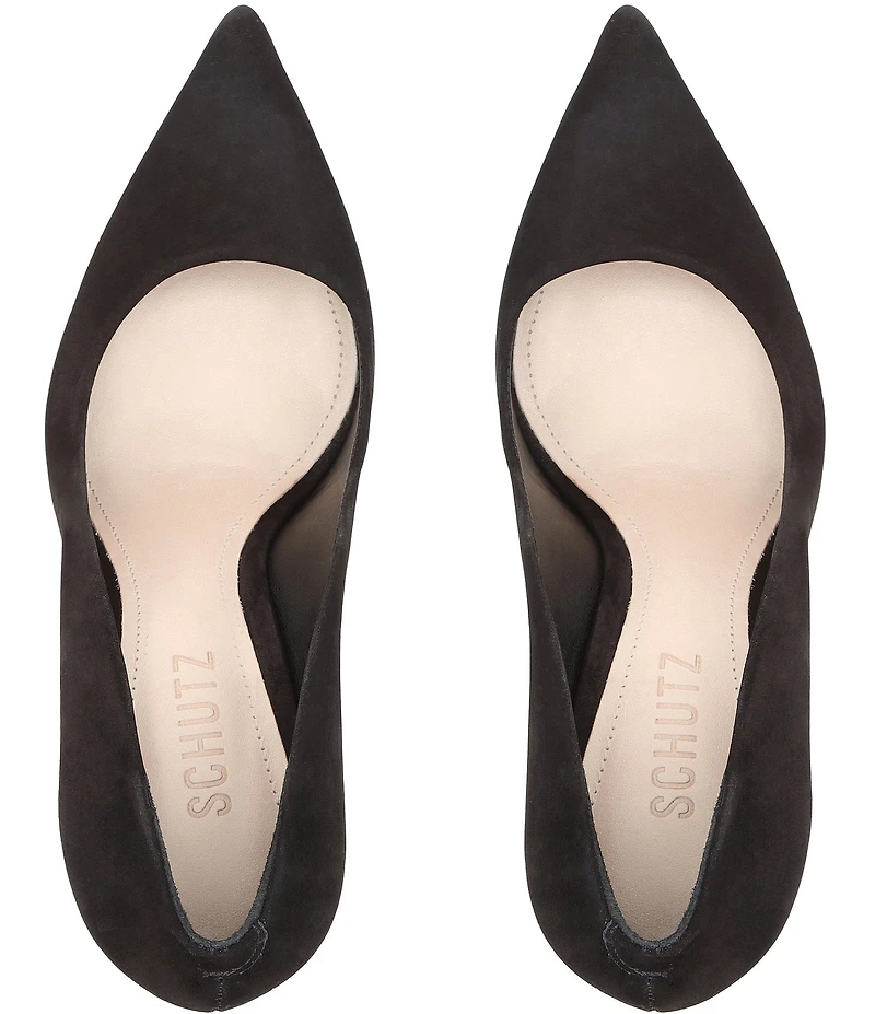 Schutz Lou Suede Dress Pumps