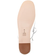 Schutz Maddy Whipstitch Leather Lace Up Oxfords