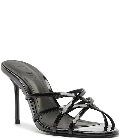 Schutz Marion Patent Leather Dress Sandals