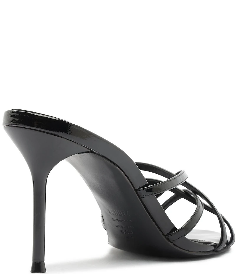 Schutz Marion Patent Leather Dress Sandals