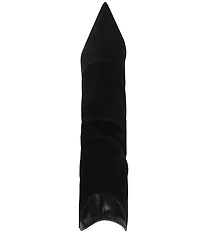 Schutz Maryana Slouch Suede Pointed Toe Boots