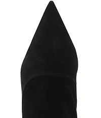 Schutz Maryana Slouch Suede Pointed Toe Boots