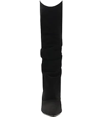 Schutz Maryana Up Slouch Nubuck Suede Tall Boots