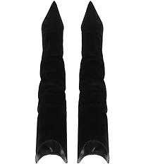 Schutz Maryana Up Slouch Nubuck Suede Tall Boots