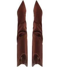 Schutz Maryana Up Slouch Nubuck Suede Tall Boots