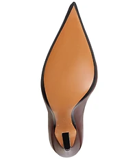 Schutz Maryann Curve Leather High Heel Stiletto Boots