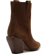 Schutz Memphis Suede Booties