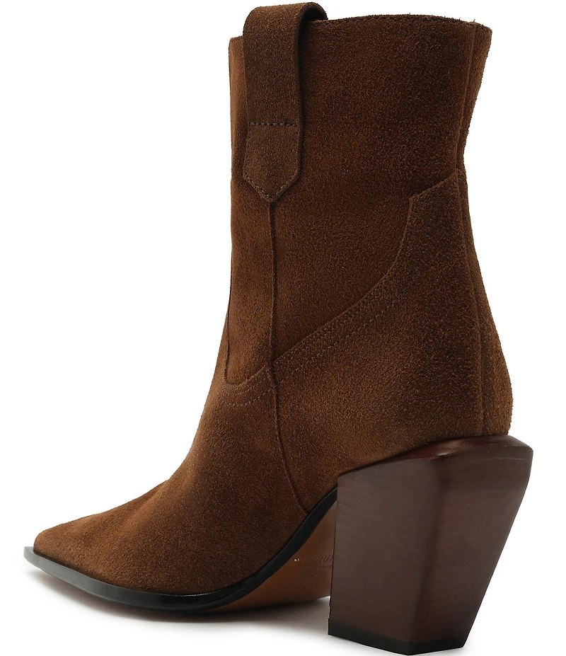 Schutz Memphis Suede Booties