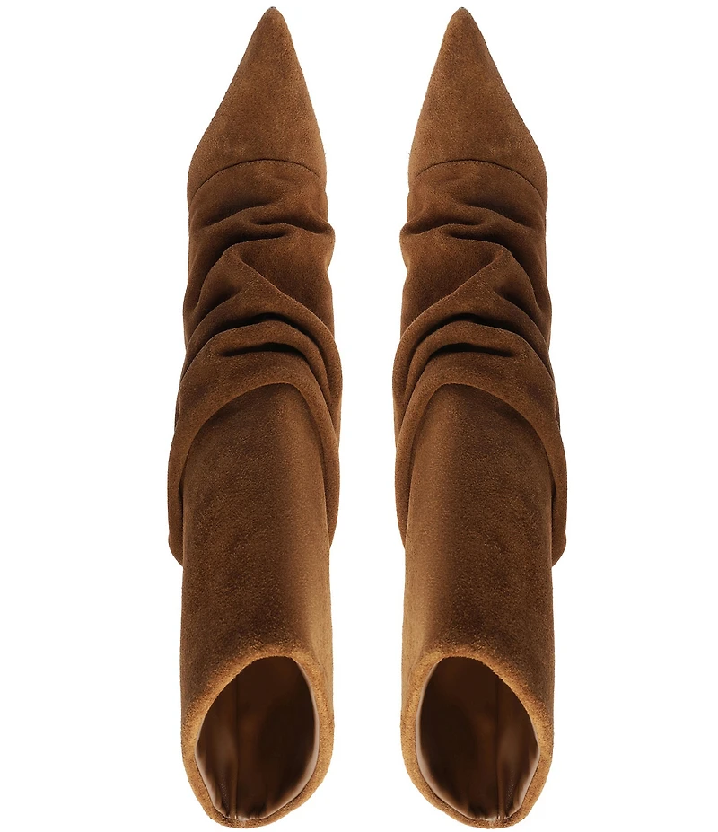 Schutz Mikki Cloak Suede Mid Calf Boots