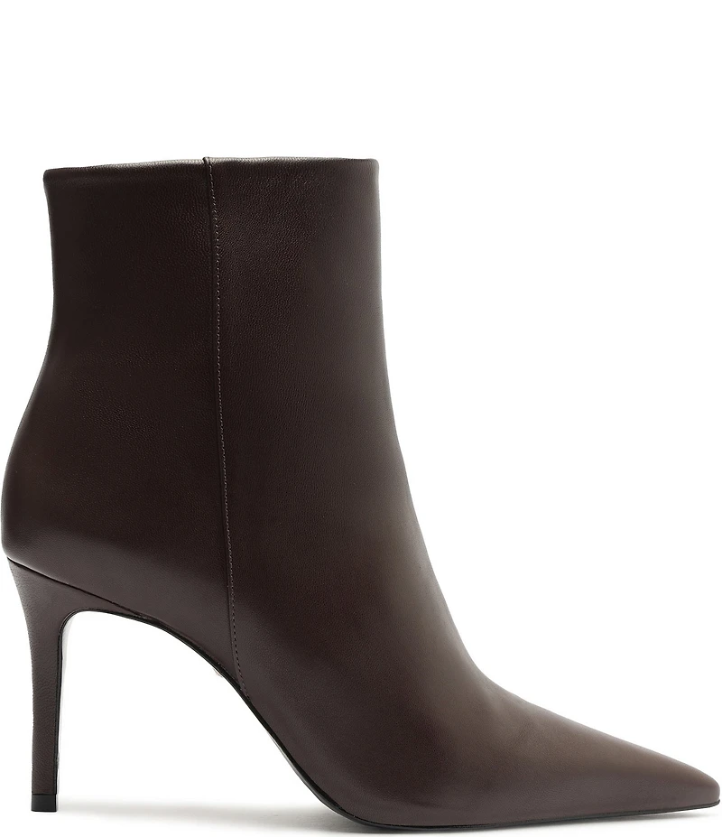 Schutz Mikki Leather Dress Booties