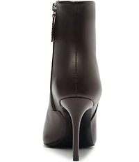 Schutz Mikki Leather Dress Booties