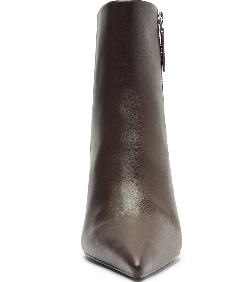 Schutz Mikki Leather Dress Booties