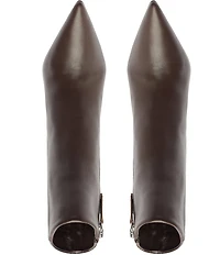 Schutz Mikki Leather Dress Booties