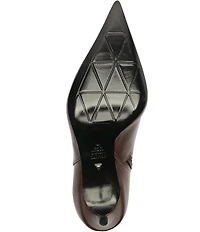 Schutz Mikki Leather Dress Booties