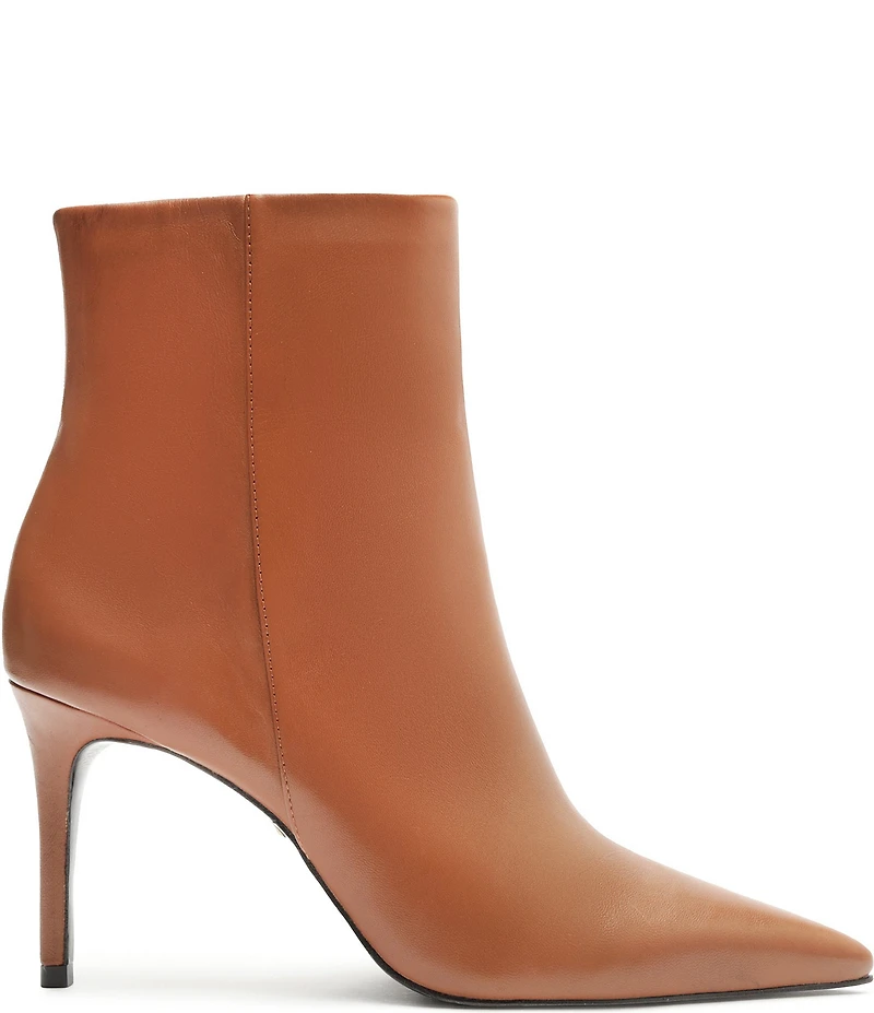 Schutz Mikki Leather Dress Booties