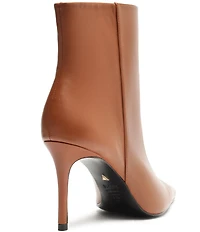 Schutz Mikki Leather Dress Booties