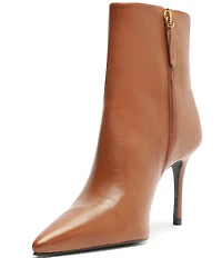 Schutz Mikki Leather Dress Booties
