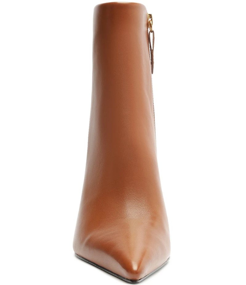 Schutz Mikki Leather Dress Booties