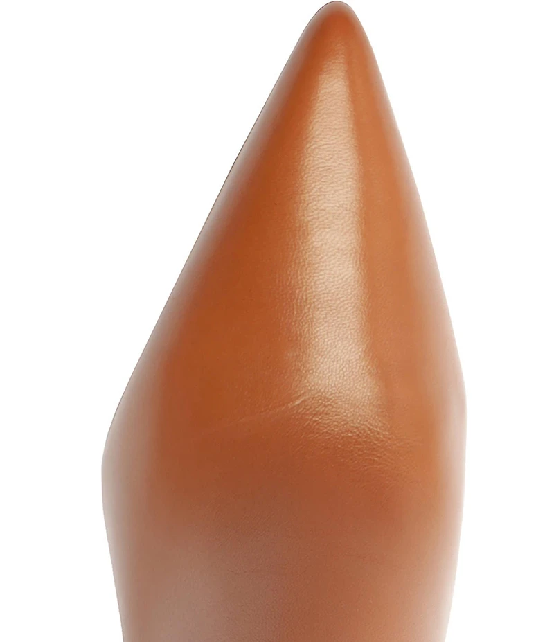 Schutz Mikki Leather Dress Booties