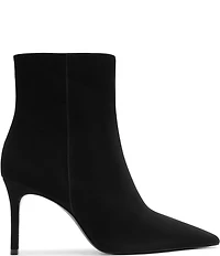 Schutz Mikki Nubuck Suede Pointed Toe Stiletto Dress Booties