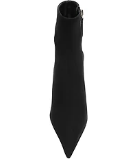 Schutz Mikki Nubuck Suede Pointed Toe Stiletto Dress Booties