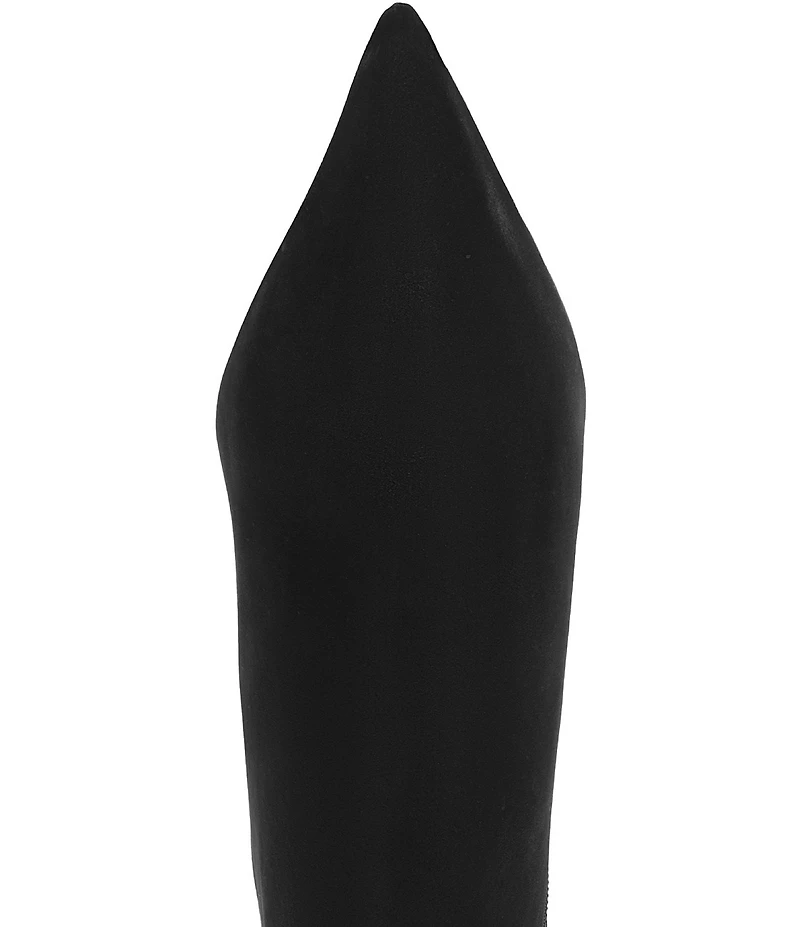 Schutz Mikki Nubuck Suede Pointed Toe Stiletto Dress Booties