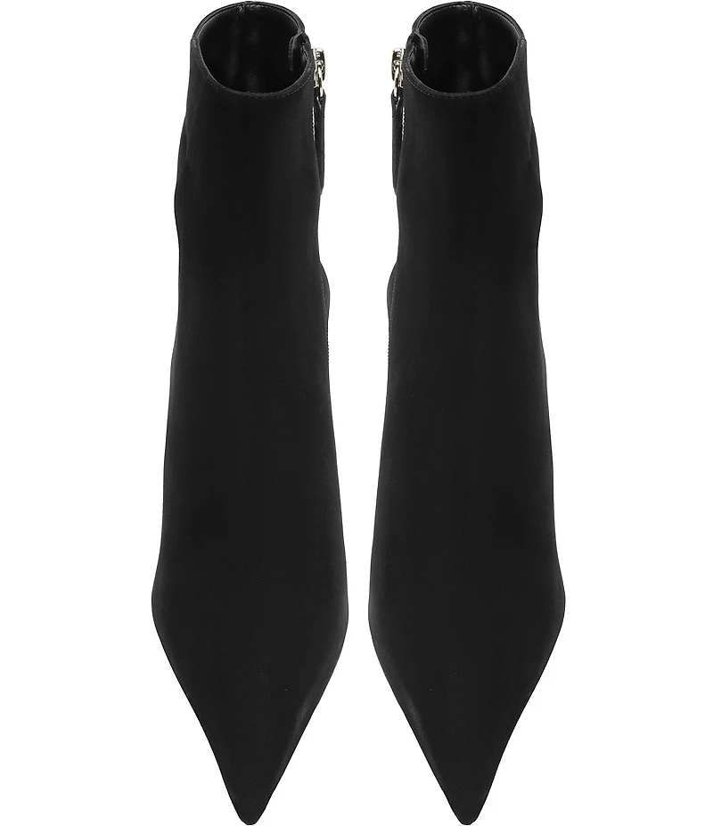 Schutz Mikki Nubuck Suede Pointed Toe Stiletto Dress Booties