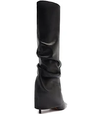 Schutz Mikki Up Cloak Leather Tall Boots
