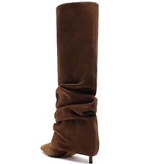 Schutz Mikki Up Cloak Suede Tall Boots