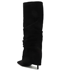Schutz Mikki Up Cloak Suede Tall Boots