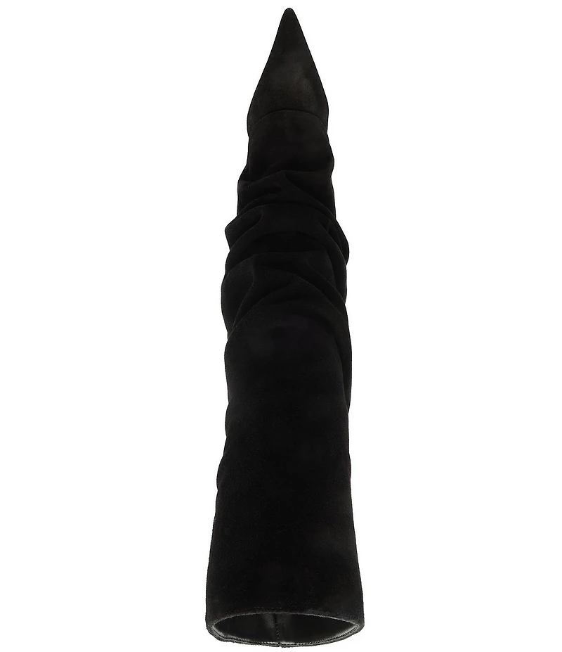 Schutz Mikki Up Cloak Suede Tall Boots