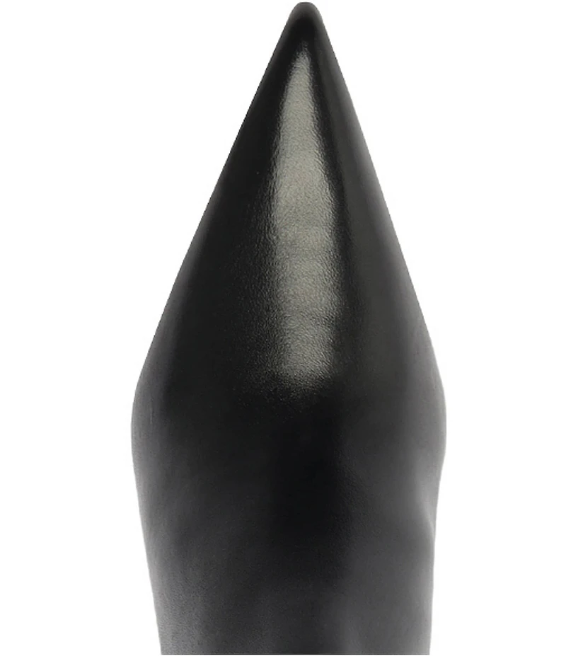 Schutz Mikki Up Leather Stiletto Tall Boots