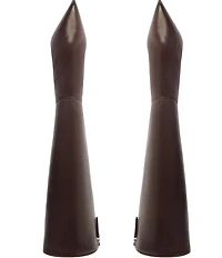 Schutz Mikki Up Leather Stiletto Tall Boots