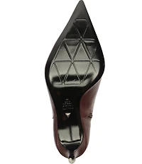 Schutz Mikki Up Leather Stiletto Tall Boots
