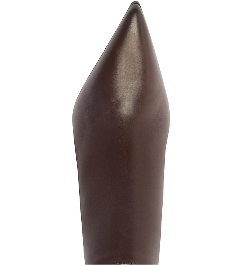 Schutz Mikki Up Leather Stiletto Tall Boots