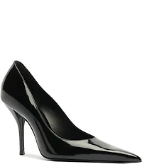 Schutz Miranda Patent Leather Pointed Toe Stiletto Pumps