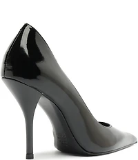 Schutz Miranda Patent Leather Pointed Toe Stiletto Pumps